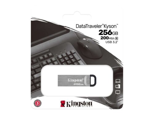 Kingston DataTraveler Kyson - Unidad flash USB - 256 GB - USB 3.2 Gen 1