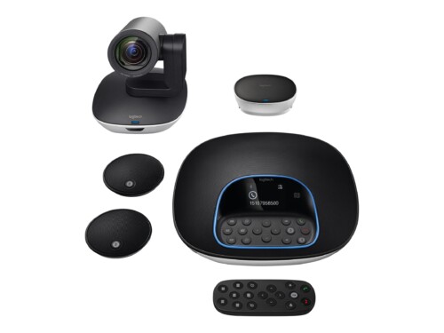 Logitech GROUP - Kit de videoconferencia - con Logitech Expansion Microphones