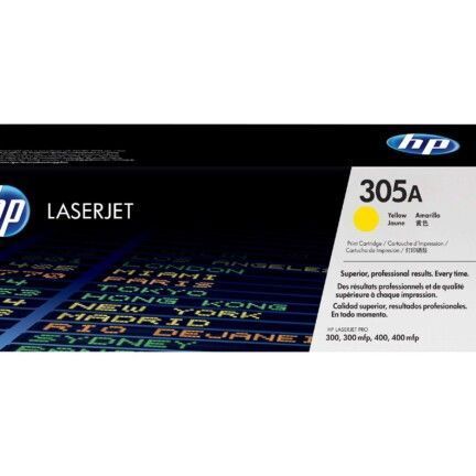 HP 305A - Amarillo - original - LaserJet - cartucho de tóner (CE412A) - para LaserJet Pro 300 color M351a, 300 color MFP M375nw, 400 color M451, 400 color MFP M475