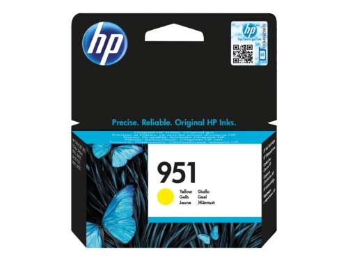 HP 951 - 8 ml - amarillo - original - cartucho de tinta - para Officejet Pro 251, 276, 8100, 8600, 8600 N911, 8610, 8615, 8616, 8620, 8625, 8630, 8640