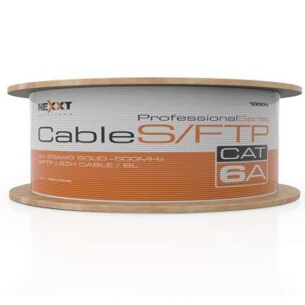 Nexxt S/FTP Cable 4 Pares - Cat6A - Gris– tipo LSZH