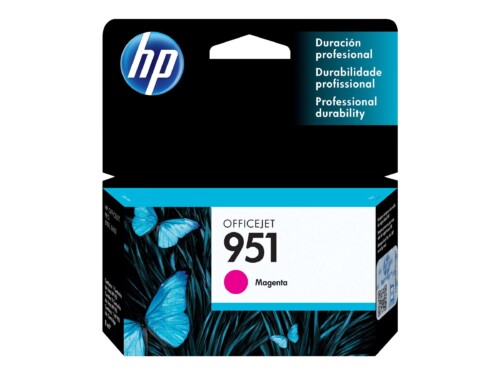 HP 951 - 8 ml - magenta - original - cartucho de tinta - para Officejet Pro 251, 276, 8100, 8600, 8600 N911, 8610, 8615, 8616, 8620, 8625, 8630, 8640