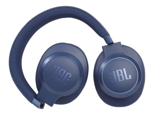 JBL LIVE 660NC - Auriculares con diadema con micro - tamaño completo - Bluetooth - inalámbrico, cableado - cancelación de sonido activo - conector de 3,5 mm - azul