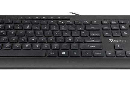 Klip Xtreme - Keyboard - Wired - Spanish - USB - Black - Multimedia keys