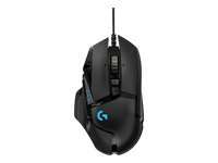 Logitech Gaming Mouse G502 (Hero) - Ratón - óptico - 11 botones - cableado - USB
