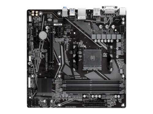 Gigabyte A520M DS3H - 1.0 - placa base - micro ATX - Socket AM4 - AMD A520 Chipset - USB 3.2 Gen 1 - Gigabit LAN - Tarjeta gráfica (CPU necesaria) - HD Audio (8-canales)