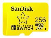 SanDisk Nintendo Switch - Tarjeta de memoria flash - 256 GB - UHS-I U3 - microSDXC UHS-I - para Nintendo Switch