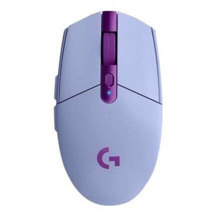 Logitech G G305 - Ratón - óptico - 6 botones - inalámbrico - LIGHTSPEED - receptor inalámbrico USB - lila