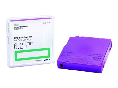 HPE Ultrium RW Data Cartridge - LTO Ultrium 6 6.25 TB - púrpura - para StoreEver 6250, LTO-6, MSL2024, MSL4048, MSL8096; StoreEver 1/8 G2