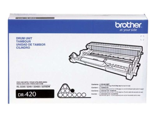 Brother DR420 - Original - kit de tambor - para Brother HL-2130, 2220, 2230, 2240, 2270, 2275, 2280, MFC-7360; IntelliFAX 2840, 2940