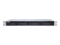QNAP TS-431XeU - Servidor NAS - 4 compartimentos - montaje en bastidor - SATA 6Gb/s - RAID 0, 1, 5, 6, 10, JBOD, 5 Hot Spare - RAM 8 GB - Gigabit Ethernet / 10 Gigabit Ethernet - iSCSI soporta - 1U