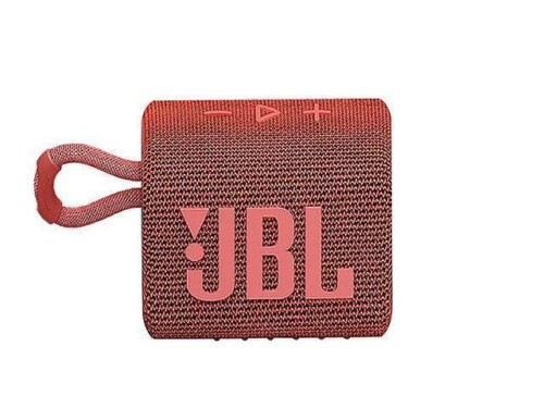 JBL Go 3 - Altavoz - para uso portátil - inalámbrico - Bluetooth - 4.2 vatios - rojo