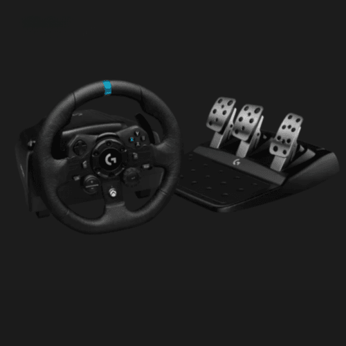 Logitech G923 Driving Force - Wheel and pedals set - Wired - Black - para Microsoft Xbox One / para PC