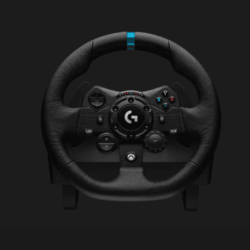 Logitech G923 Driving Force - Wheel and pedals set - Wired - Black - para Microsoft Xbox One / para PC