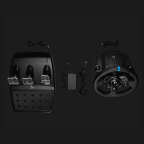 Logitech G923 Driving Force - Wheel and pedals set - Wired - Black - para Microsoft Xbox One / para PC